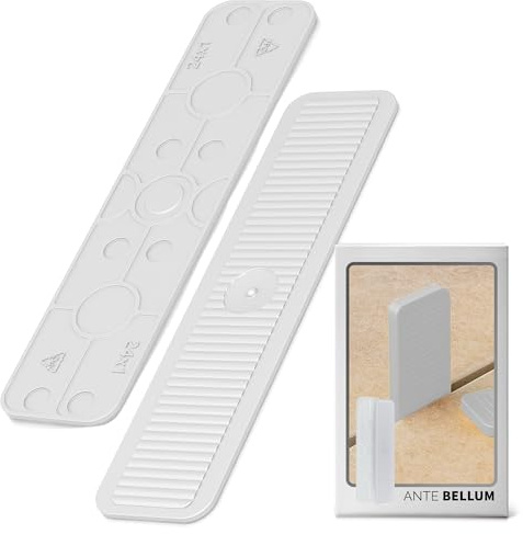 Distanziatore in plastica 1 mm - 200 pezzi, cunei in plastica per finestre, terrazze in legno, parquet, falegnameria e vetri - set spessori