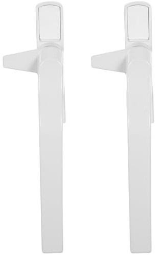 HAMPPLIES 2 Piezas Manija para Puerta y Ventana Derecha Herraje Duradero Manija Offset Antideslizante para Ventana Corredera y Batiente de Fácil Instalación Uso Exterior