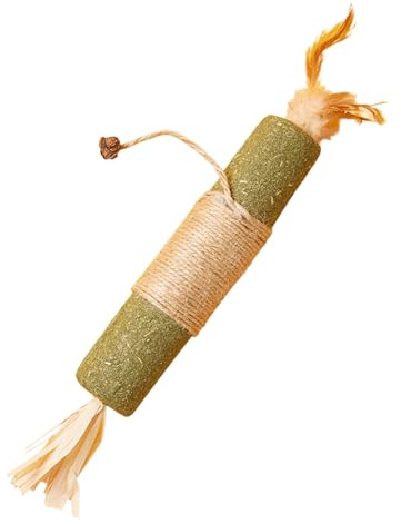 Generico Bastoncini da Masticare per Gatti,Pulizia Denti Naturale E Interattiva | Gioco con Catnip per Pulire i Denti del Gatto da Interno,per Arricchimento Ambientale e