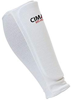 CIMAC Shin/Forearm Guards - Child Size - Shin Guards with Full-Length Padded Foam, 12mm Thick Padding, Suitable for Karate, Taekwondo, Kickboxing, Training, & Sparring