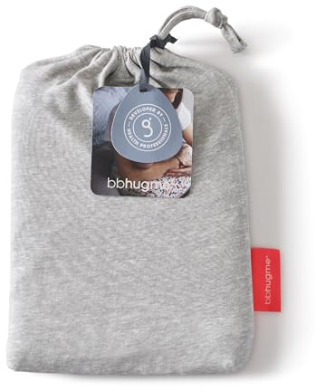 bbhugme® Nursing Pillow ™ Spare Pillow Cover (Grey Melange)