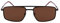 Lacoste Unisex L255S Sunglasses, 201 Matte Brown, Einheitsgröße