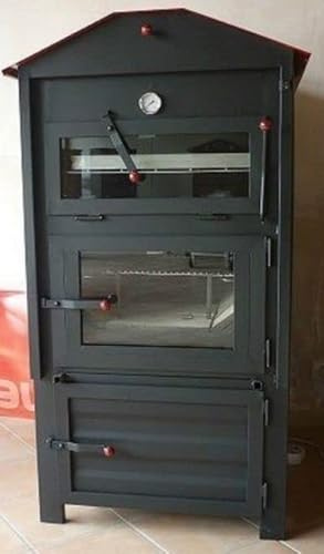 Indirekt vedeldad ugn eldfast kammare 81 x 103