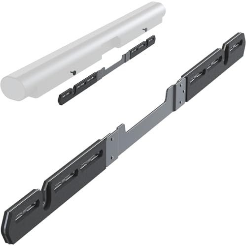 Agandax Soporte de pared para barra de sonido Sonos Arc estilo oculto para Sonos Arc Ultra soporte de pared soporte de metal con kit de hardware, soporte flotante debajo del televisor