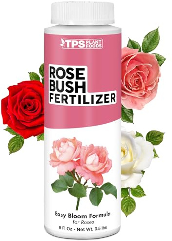 Rose Bush Fertilizer – Liquid Plant Food for More Blooms, Bigger Flowers & Stronger Stems, 8 oz