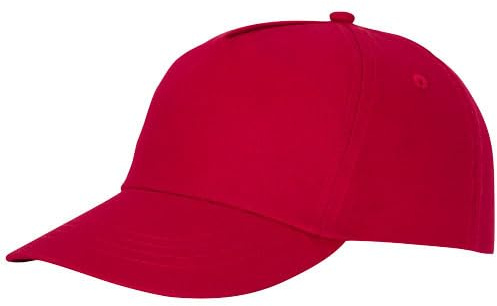 PIANETA AFFARI Cappellino Baseball da Bambini Regolabile Bimbo per Gita Scuola Visiera Cotone Colorato (Rosso)