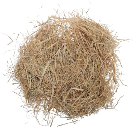 SOIMISS Paja Natural Seca para Cama de Conejos y Gallinas, 1 Kg, Lecho Higiénico para Nidos de Animales Pequeños, Paja y Limpia para Gallinero y Refugio de Mascotas