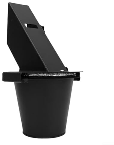 Cubo de grasa para parrilla con diseño cerrado, recogedor de goteo de acero a prueba de fugas para parrillas Recteq, para una fácil limpieza al aire libre para cocinar al aire libre contenedor