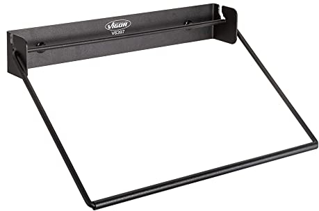 ViGOR support pour rouleaux de papier, pivotant V6397, adapté à toutes les balances d'atelier ViGOR, pour rouleaux de papier jusqu'à 320 mm de large, pour un rangement pratique'.