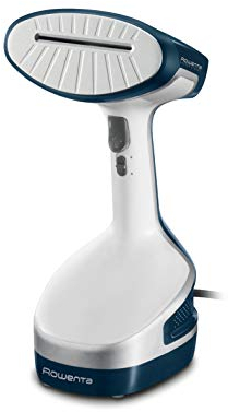 Rowenta Access Steam+ DR8100 Cepillo de vapor para ropa 1600 W en 40 s, depósito de agua 190 ml, incluye 3 accesorios, elimina arrugas, olores y desinfecta, accesorio prendas delicadas y gruesas Negro