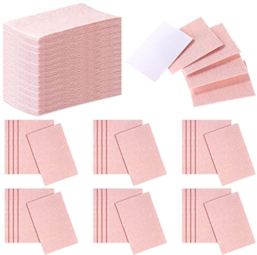 35 Stück Moleskin Band Flanell Klebepads Moleskin für Fuß Moleskin Blister Pads Fersenkissen Blasenschutz Pads für Neue Schuhe Schutz, Reibung Schmerzen, Fersen Aufkleber, Hautfarbe