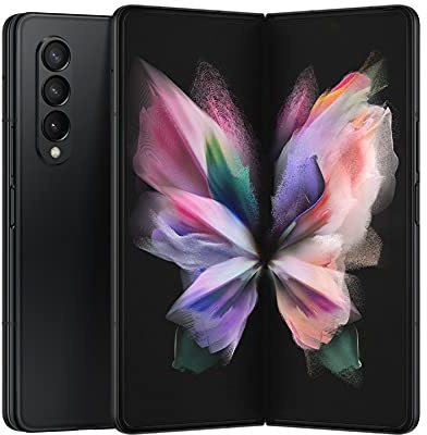 Samsung Galaxy Z Fold 3 5G US Version, 256GB, Phantom Black - T-Mobile (Renewed)