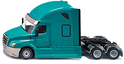 siku 2717, Freightliner Cascadia, Leksakslastbil, 1:50, Plast,Metall, Blå, Motorhuven kan öppnas, Koppling som passar med SIKU SUPER-släp i skalan 1:50