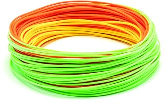 SA Amplitude Smooth Infinity Fly Line 5 wt Opt Grn/Orange/Cream