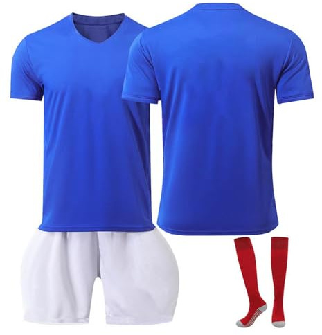 Awonlate Ensemble de Maillot de Football pour Enfant, T-Shirt et Short en Jersey