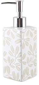 Dispenser per Bottiglia di lozione in Ceramica, Dispenser per disinfettante per Le Mani Quadrato, Dispenser per Shampoo e bagnoschiuma, Dispenser per Sapone in Stile Nordico retrò, portasapone