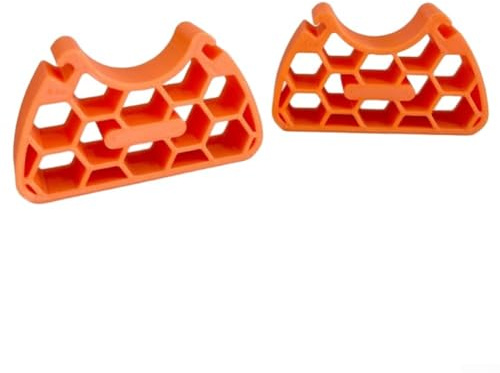 Staffa per manubrio, confezione da 2 supporti a clip per manubrio della bicicletta, con altezza di sollevamento di 30 mm, in plastica rinforzata e cuscinetti in gomma antiscivolo per MTB ed E-Bike