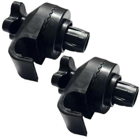 1 par de Piezas de Asiento de Columpio, Traje de Tres Piezas, Accesorios de plástico de Repuesto para toldo de Columpio de jardín para Marco de Dosel con Ajuste de inclinación para Exteriores, negr