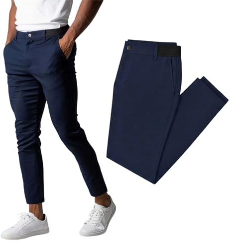 bergxperten Bellutia Pantalone Elasticizzato MorphoFit, Pantaloni Uomo Elasticizzati Traspirante Slim Fit Pantalone morphofit bellutia Uomo Tessuto Stretch Leggero Senza Stirare Asciugatura Rapida