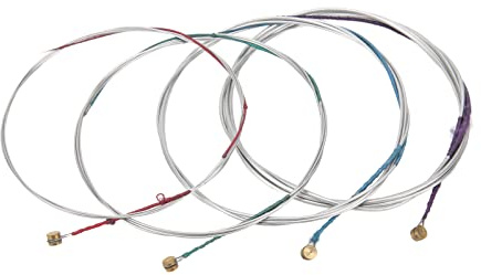 Omquot Universellt, hållbart cello-strängset för 4/4-musikinstrumentspelare, silver