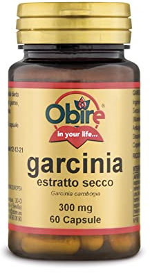 Obire - GARCINIA CAMBOGIA estratto secco 300mg da 60 capsule