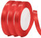 66m Geschenkband Rot, 10mm Schleifenband Rot Geschenkband Satinband Rotes Band für Geburtstag Party Geschenkverpackung (22m/Rolle)
