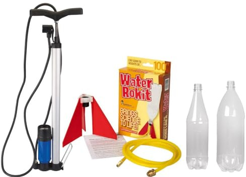 Rokit Ready to Launch Water Bottle Rocket Kit, Rokit, Pompe à chenilles, Bouteilles recyclées à enlever