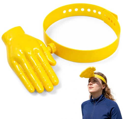 Visera Parasole con Forma de Mano, Gorra Divertida de Impresión 3D Ajustable, Sombrero Creativo para Hombre y Mujer, Protección Solar UV para Playa, Festivales, Viajes, Senderismo y Fiesta