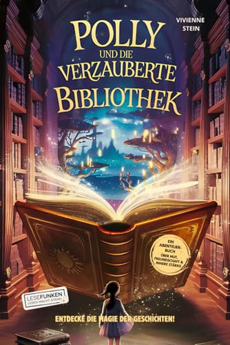 Polly und die verzauberte Bibliothek: Entdecke die Magie der Geschichten!: Ein Abenteuerbuch über Mut, Freundschaft und Selbstvertrauen I Kinderbuch ... Kinder! (Lesefunken - Lesen macht stark!)