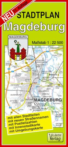 Stadtplan Magdeburg: Maßstab 1:22500
