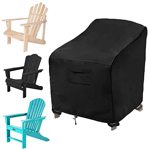 Schutzhülle Gartenstühle, Abdeckung Gartenstühle, Abdeckung Für Gartenstühle, Stuhlhusse, 420D Oxford Tuch Stuhlschutz, Outdoor Gartenstuhlschutz Casual, Wasserdicht, Winddicht, KäLtebeständig