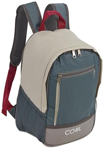 URBNLIVING Sac à dos isotherme de 10 L avec bretelles et poches pour le camping, la randonnée, le pique-nique, la plage – Garde les aliments et les boissons froides, durable et portable pour les