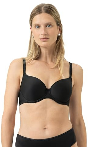 Mey Dam BH – full kupa – ventilerande kupa – underkläder serie Joan – storlek 70A till 95D – 74254, svart, 80C