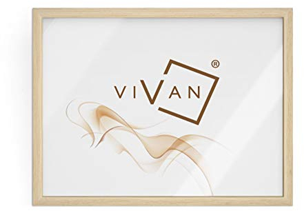 VIVAN Cadre, marron (bois naturel), format image A3
