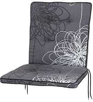 Kettler Polen KETTtex 0519 Auflage für Niederlehner Excelsior von Royal Garden/MWH grau-Silber Gemustert Sitzpolster 95 cm