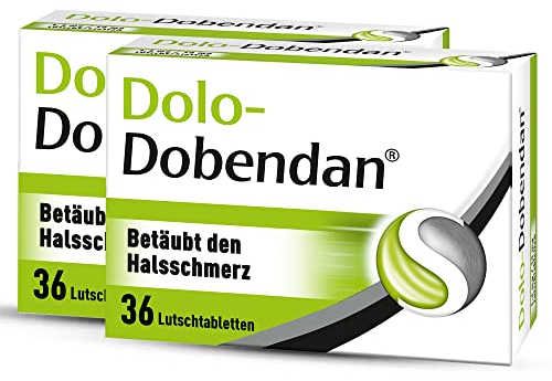 DOLO-DOBENDAN Lutschtabletten bei starken Halsschmerzen mit betäubender Wirkung 2 x 36 St.