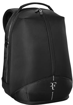 WILSON RF Tennis-Rucksack, Platz für bis zu 2 Schläger, Schwarz