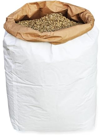 eivolution Bio Strohgranulat 18 kg - Weiche Einstreu für Hühner & Kleintiere - Saugfähig & Geruchsbindend - Platzsparend & Umweltfreundlich Einstreu