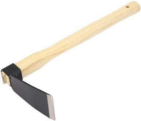 Srliya Hoe di Giardinaggio a Manico in Legno Piccola Zappa per Scavo per la Vongola di Piantagioni Diserbante
