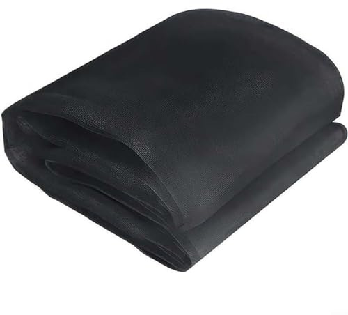 Tidgel Red de malla de jardín negra de 20 x 5 pies, barrera de protección de plantas, cubierta de sombra antipájaros, valla de poliéster transpirable para patio al aire libre DIY