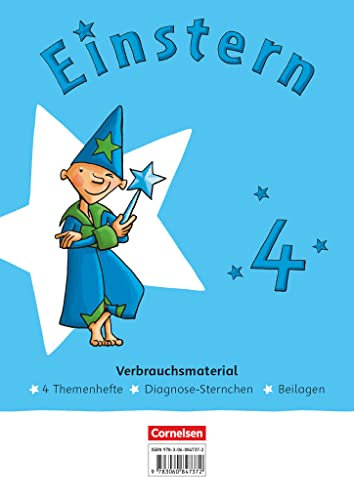 Einstern - Mathematik - Ausgabe 2021 - Band 4: Themenhefte 1-4, Diagnoseheft und Kartonbeilagen im Paket - Verbrauchsmaterial, mit digitalen Medien (Einstern, Ausgabe 2021, Band 4)