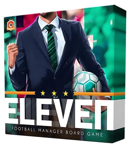 Portal Games | Eleven: Football Manager | Strategic Football Management Board Game, Campaign And Narrative Play, Club Development And Decision Making | 1 To 4 Players | 120 Minutes