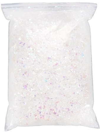 QUARKZMAN Natale Finta Neve Scintillio 8.8 Oz Indoor Colorato Display Invernale Polvere Riempimento Neve per Decorazione in Fibro Ornamento Invernale Neve 1 Pz