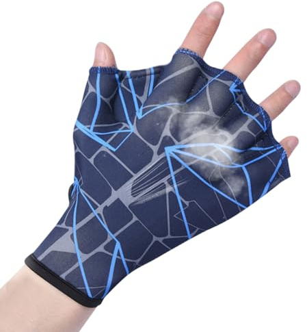 Swim Style Enhancer - Swim Booster Gear | Trainingg Hand Fin, unisex Natmage Training Training Glovess, palmflikar, webbgroda simning handskar för vuxna, halvtorr design
