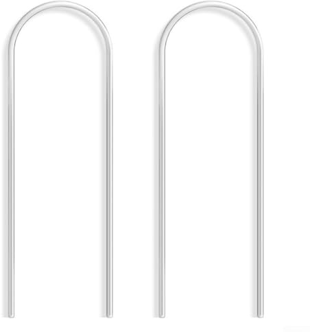 PureBowlic Traliccio per piante rampicanti in acrilico trasparente a forma di U, 35 cm, telaio di supporto trasparente per Hoya Pothos Monstera, palo da giardino per interni ed esterni //