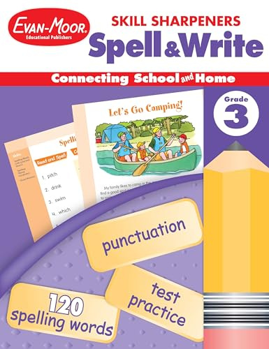 Skill Sharpeners: Spell & Write, Grade 3 Workbook