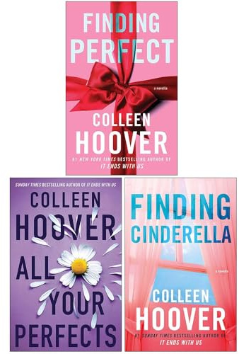 Colleen Hoover Collection 3 Book Set (Finding Cinderella, Finding Perfect, All your Perfects)