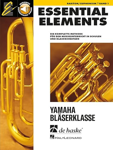 Essential Elements - für Bariton - Band 1 | Notenbuch für Anfänger für Schüler und Lehrer | Lehrbuch für Blasorchester für den Unterricht und Orchester | enthält Online-Audio, Musiktheorie