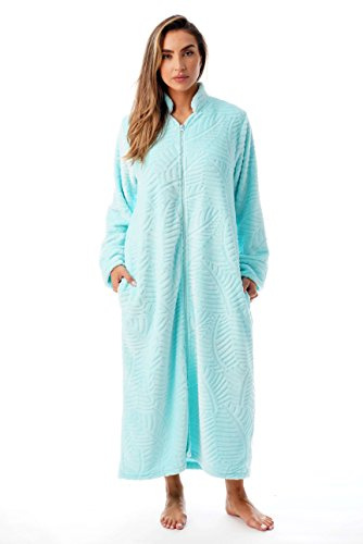 Just Love Plush Zipper Lounger Robe 6729-MNT-3X