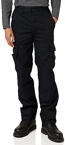 Himalayan Bullet Men's Combat Multi-Pocket Work Trousers (Navy, 42-31)